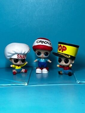 LOL Surprise 'SNAP,’ 'CRACKLE,’ 'POP' Rice Krispies Set